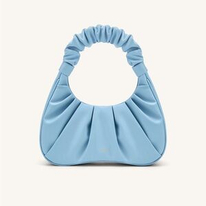 JW Pei Gabbi Ruched Hobo Handbag in Ice